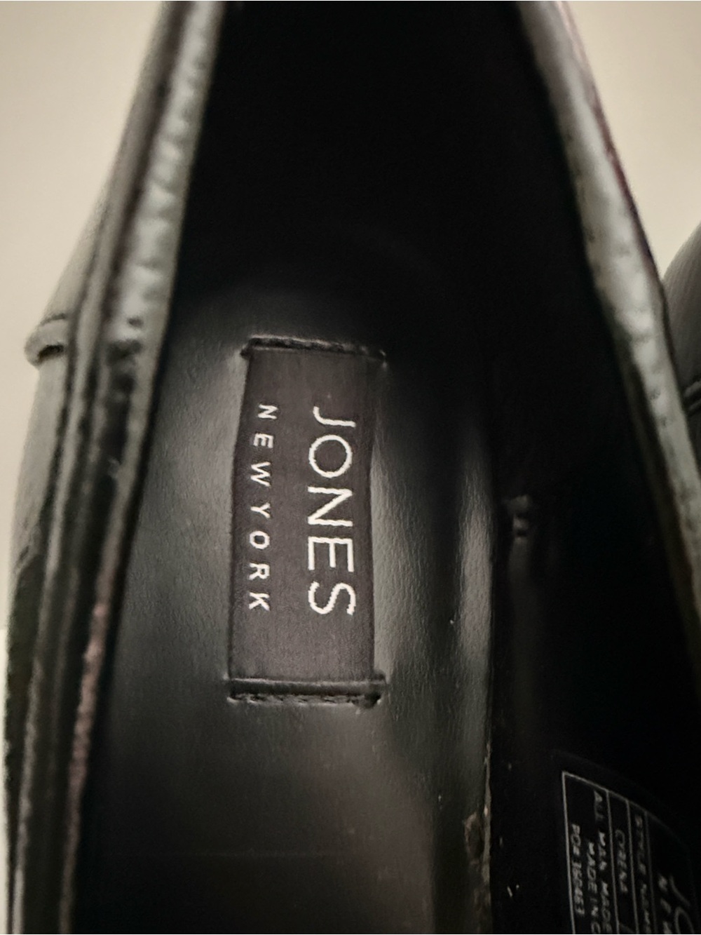 Jones New York Cyrena Black Patent Chain Loafers 7.5M - Picture 2 of 16